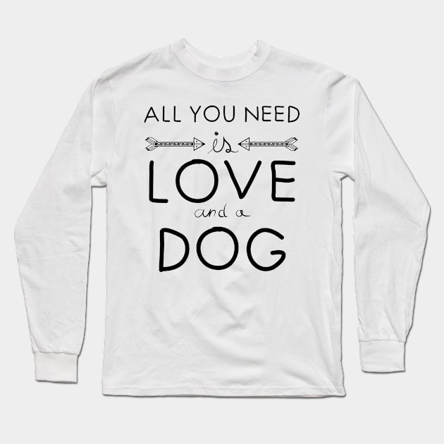 All you need is love : Dog Long Sleeve T-Shirt by PolygoneMaste